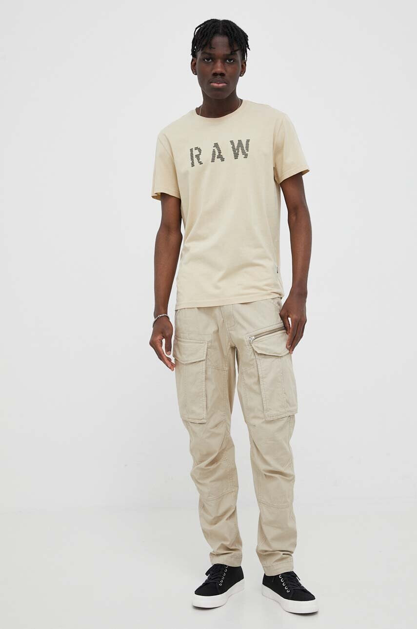 G-Star Raw Памучна тениска (2 броя) с принт - Pepit.bg