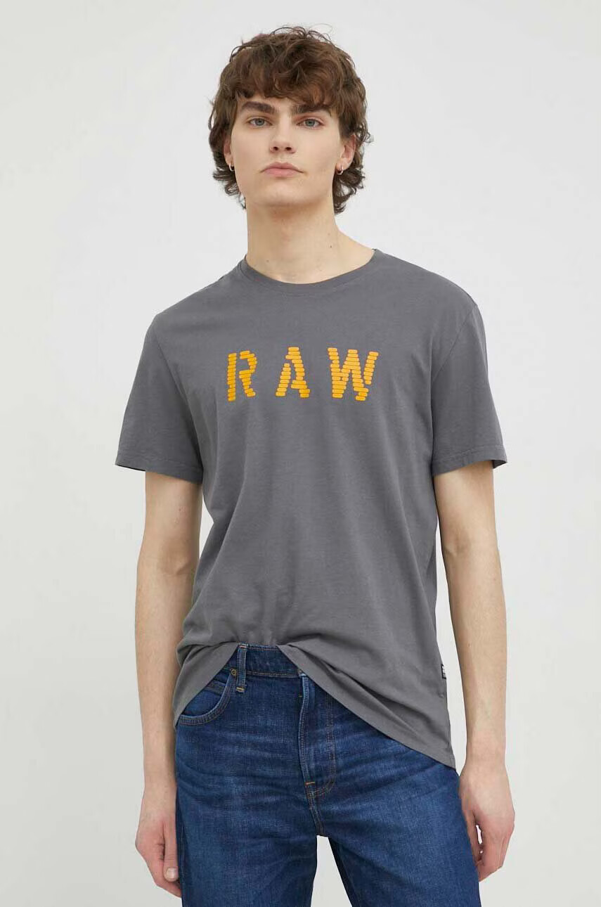 G-Star Raw Памучна тениска (2 броя) с принт - Pepit.bg