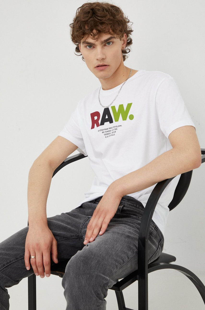 G-Star Raw Памучна тениска - Pepit.bg