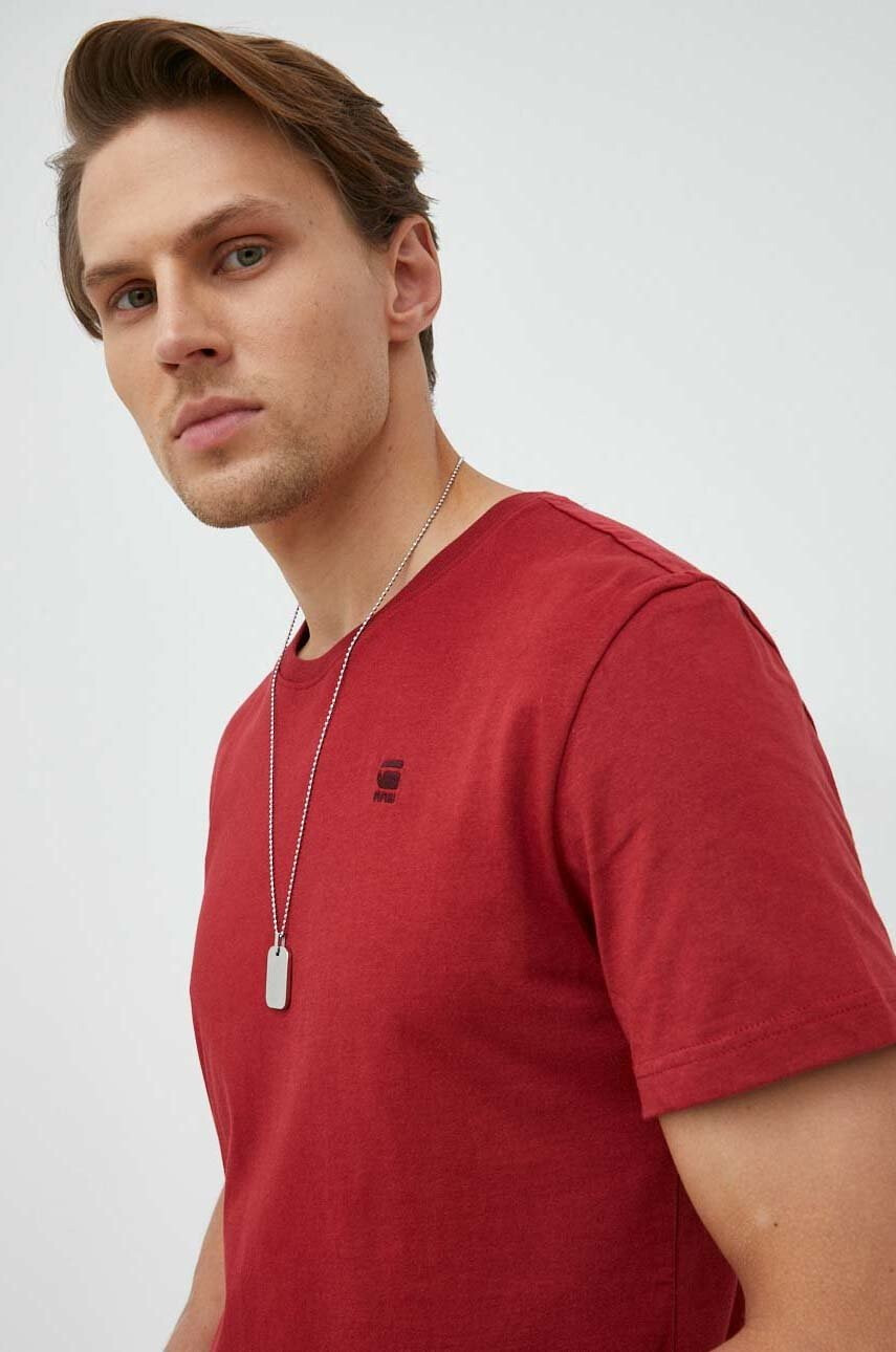 G-Star Raw Памучна тениска в черно - Pepit.bg