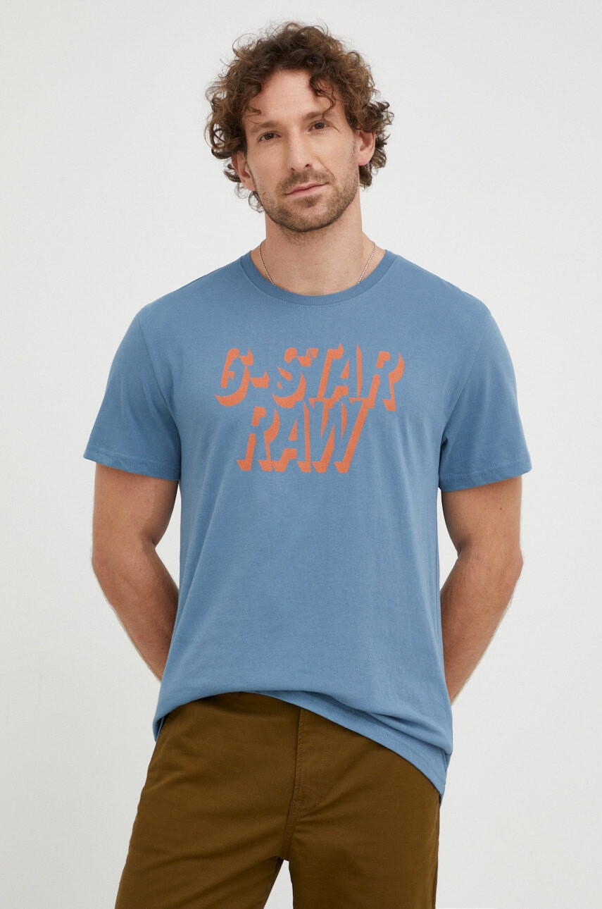 G-Star Raw Памучна тениска - Pepit.bg