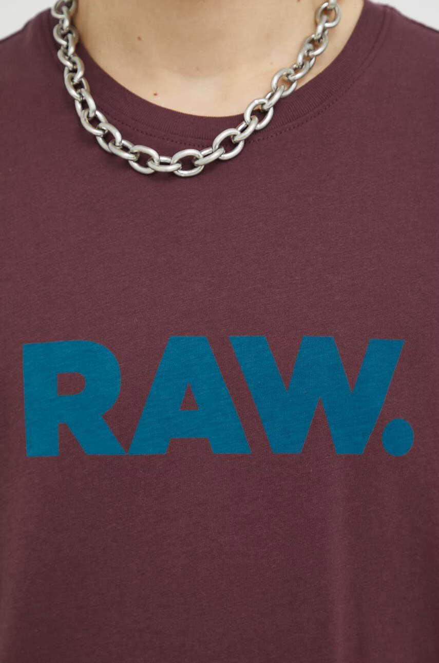 G-Star Raw Памучна тениска в зелено - Pepit.bg