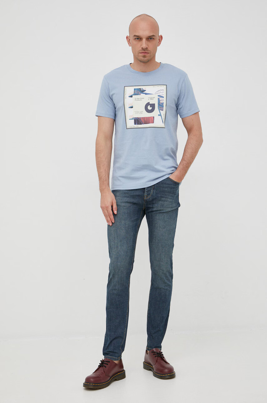 G-Star Raw Памучна тениска - Pepit.bg