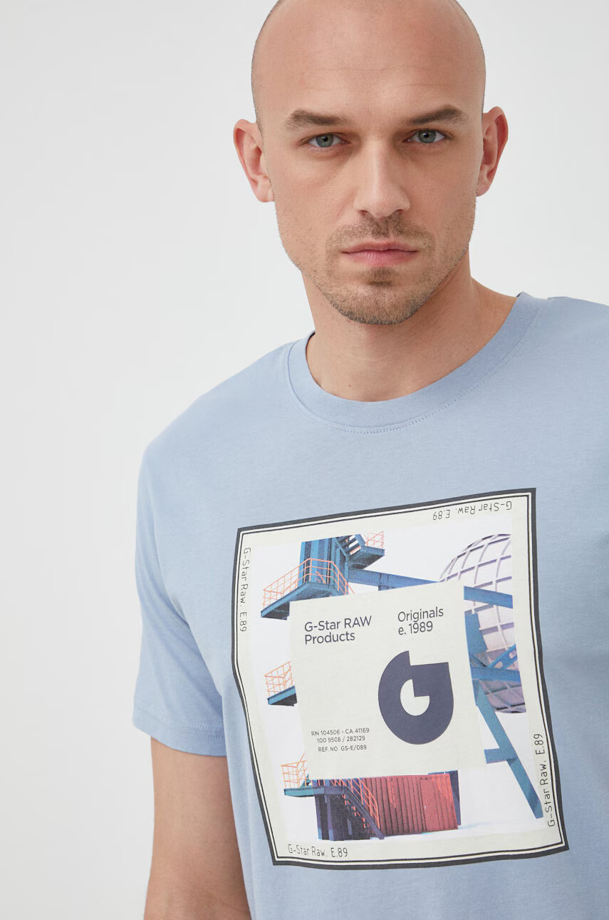 G-Star Raw Памучна тениска - Pepit.bg
