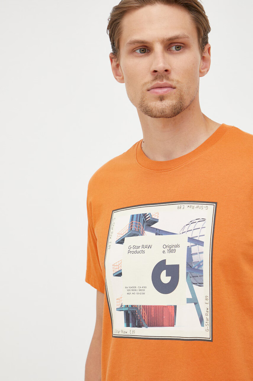 G-Star Raw Памучна тениска - Pepit.bg