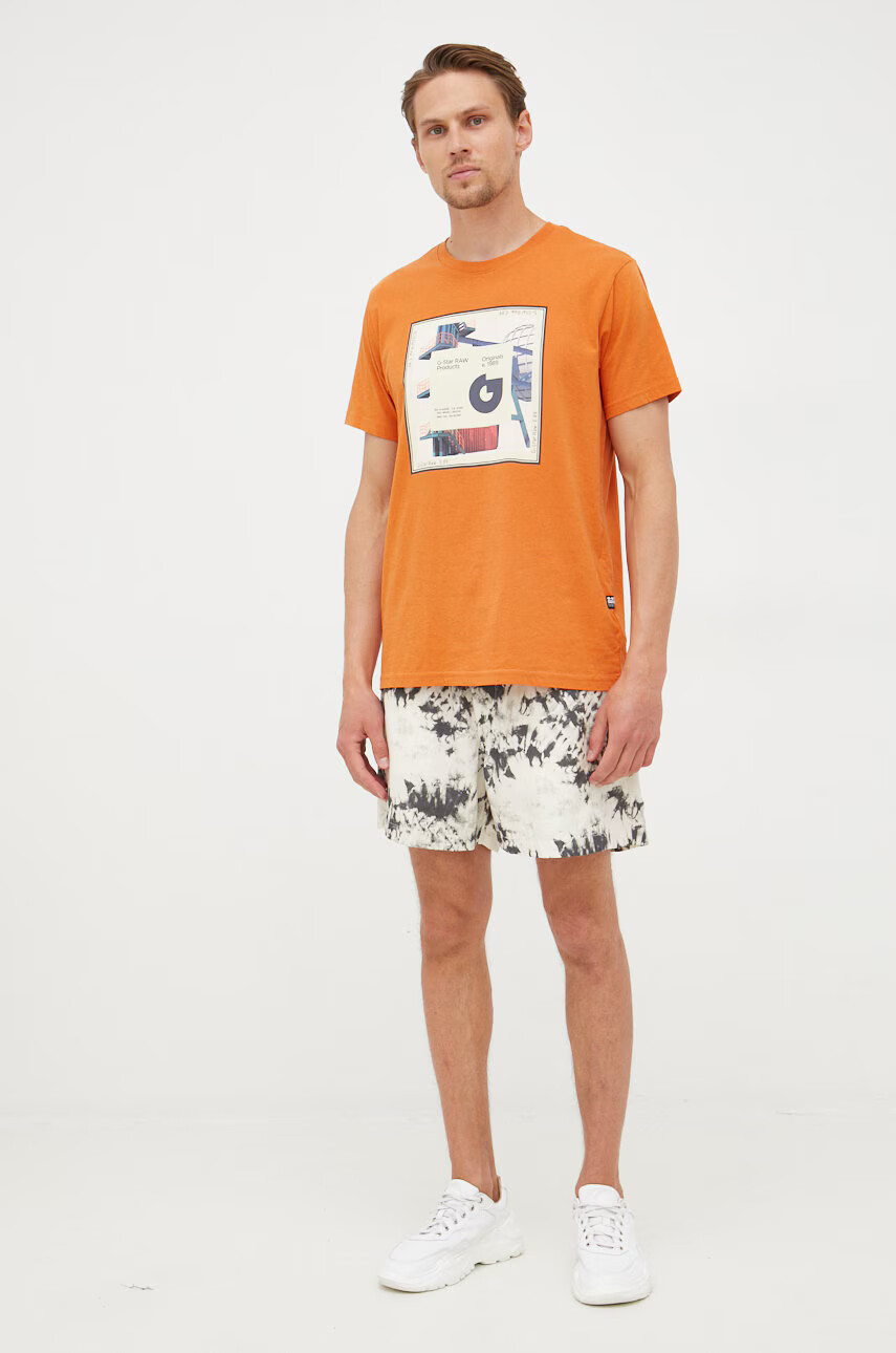 G-Star Raw Памучна тениска - Pepit.bg