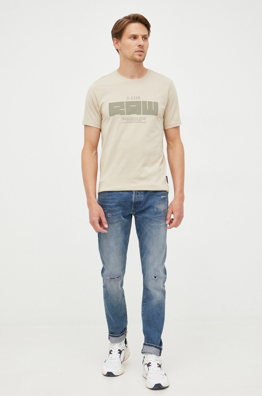 G-Star Raw Памучна тениска - Pepit.bg