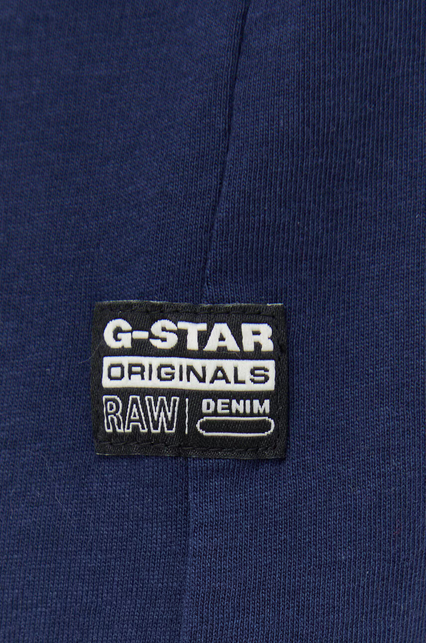 G-Star Raw Памучна тениска в зелено с принт - Pepit.bg