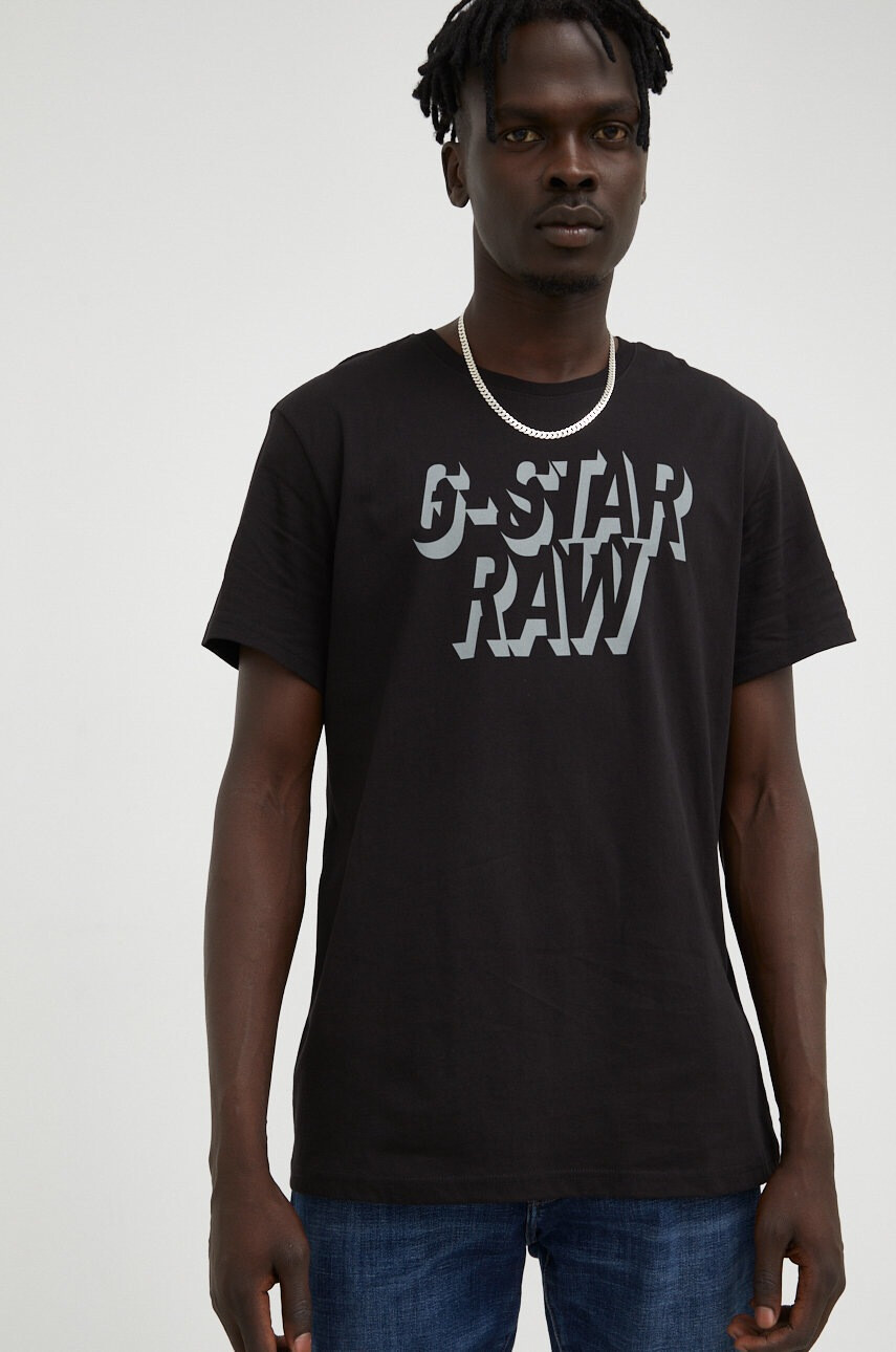 G-Star Raw Памучна тениска - Pepit.bg