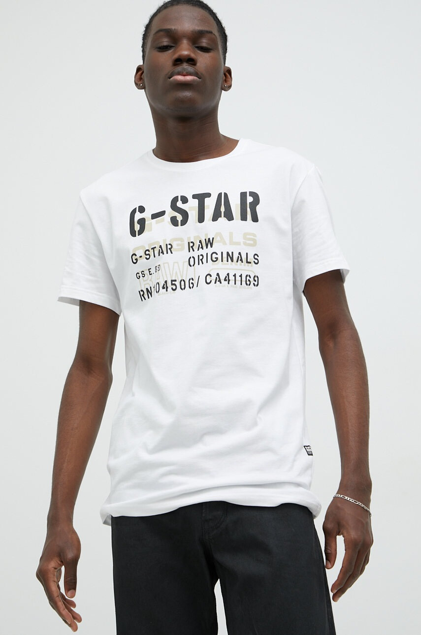 G-Star Raw Памучна тениска - Pepit.bg