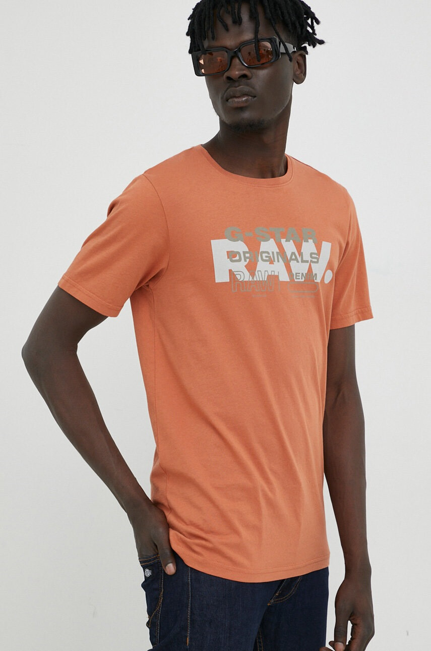 G-Star Raw Памучна тениска - Pepit.bg