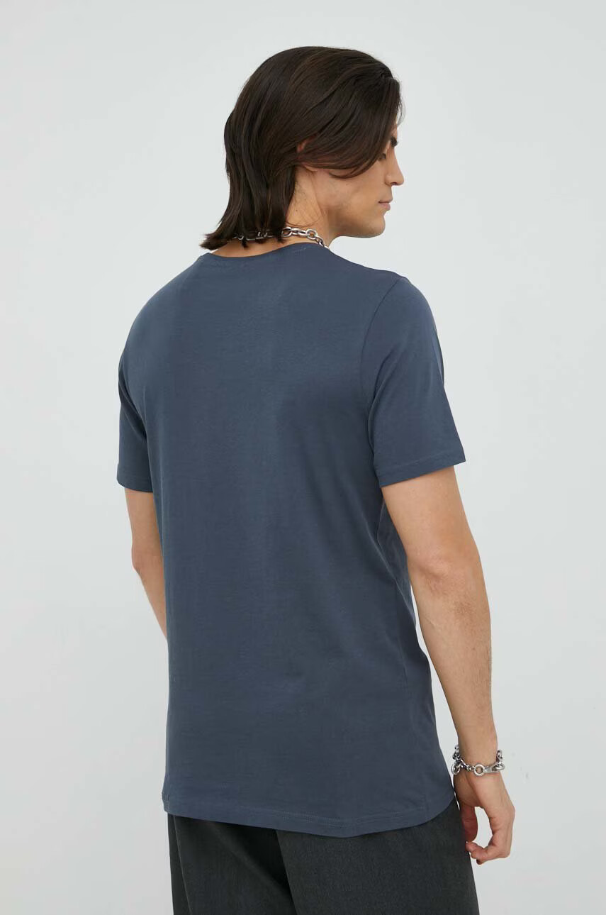 G-Star Raw Памучна тениска в сиво с принт - Pepit.bg