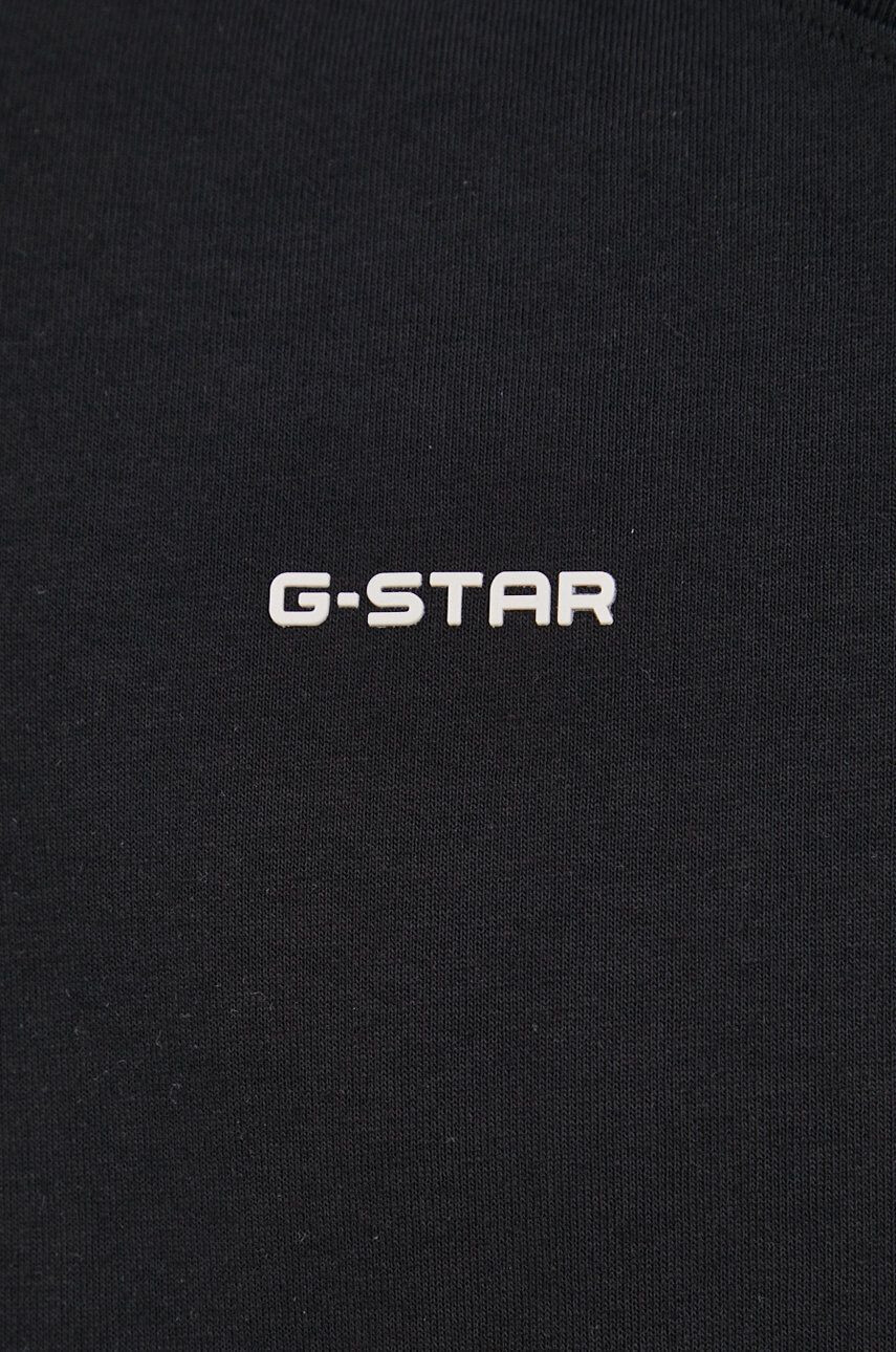 G-Star Raw Памучна тениска в кафяво - Pepit.bg