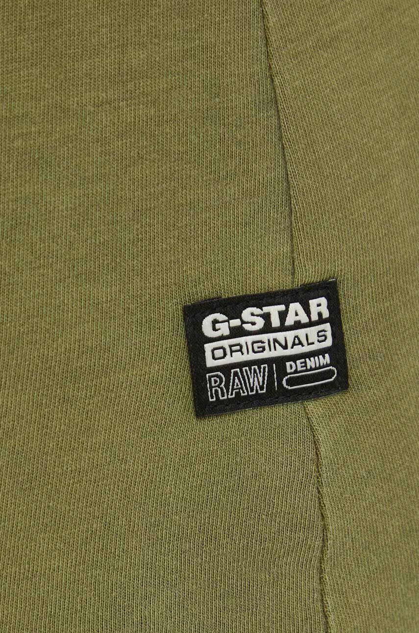 G-Star Raw Памучна тениска в зелено - Pepit.bg