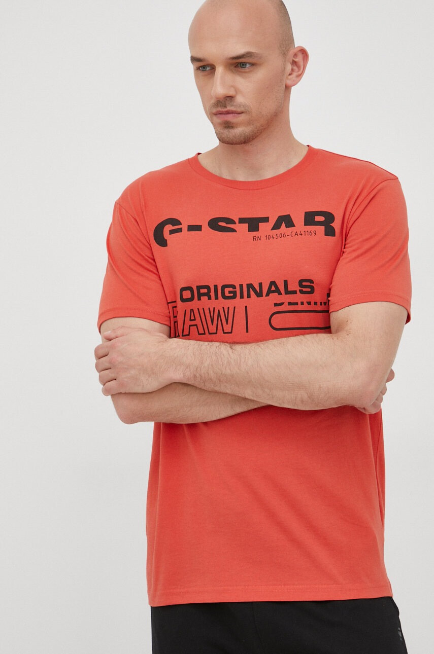 G-Star Raw Памучна тениска - Pepit.bg