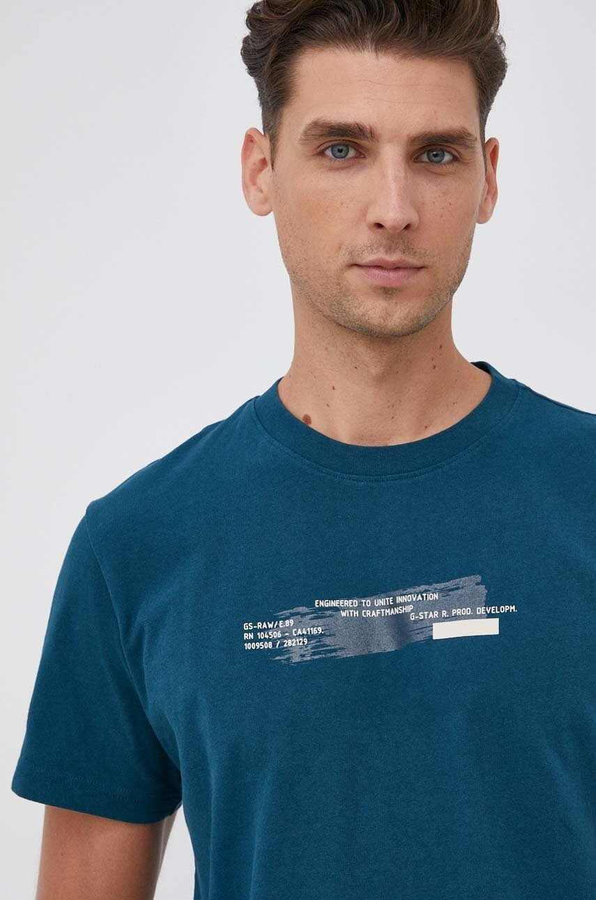 G-Star Raw Памучна тениска - Pepit.bg