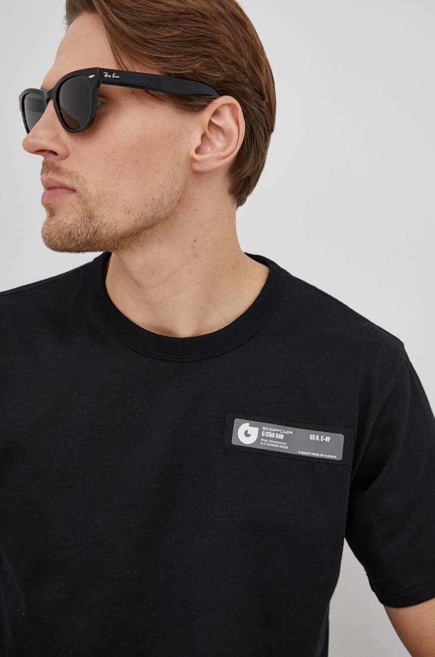 G-Star Raw Памучна тениска с принт - Pepit.bg