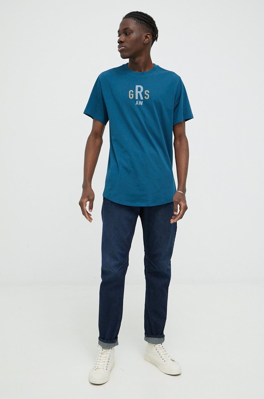 G-Star Raw Памучна тениска - Pepit.bg