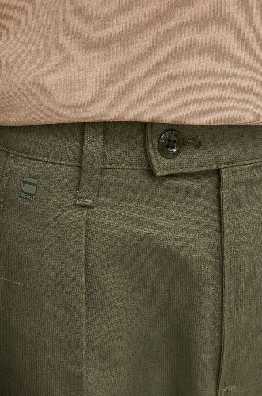 G-Star Raw Панталони в зелено с кройка тип чино - Pepit.bg