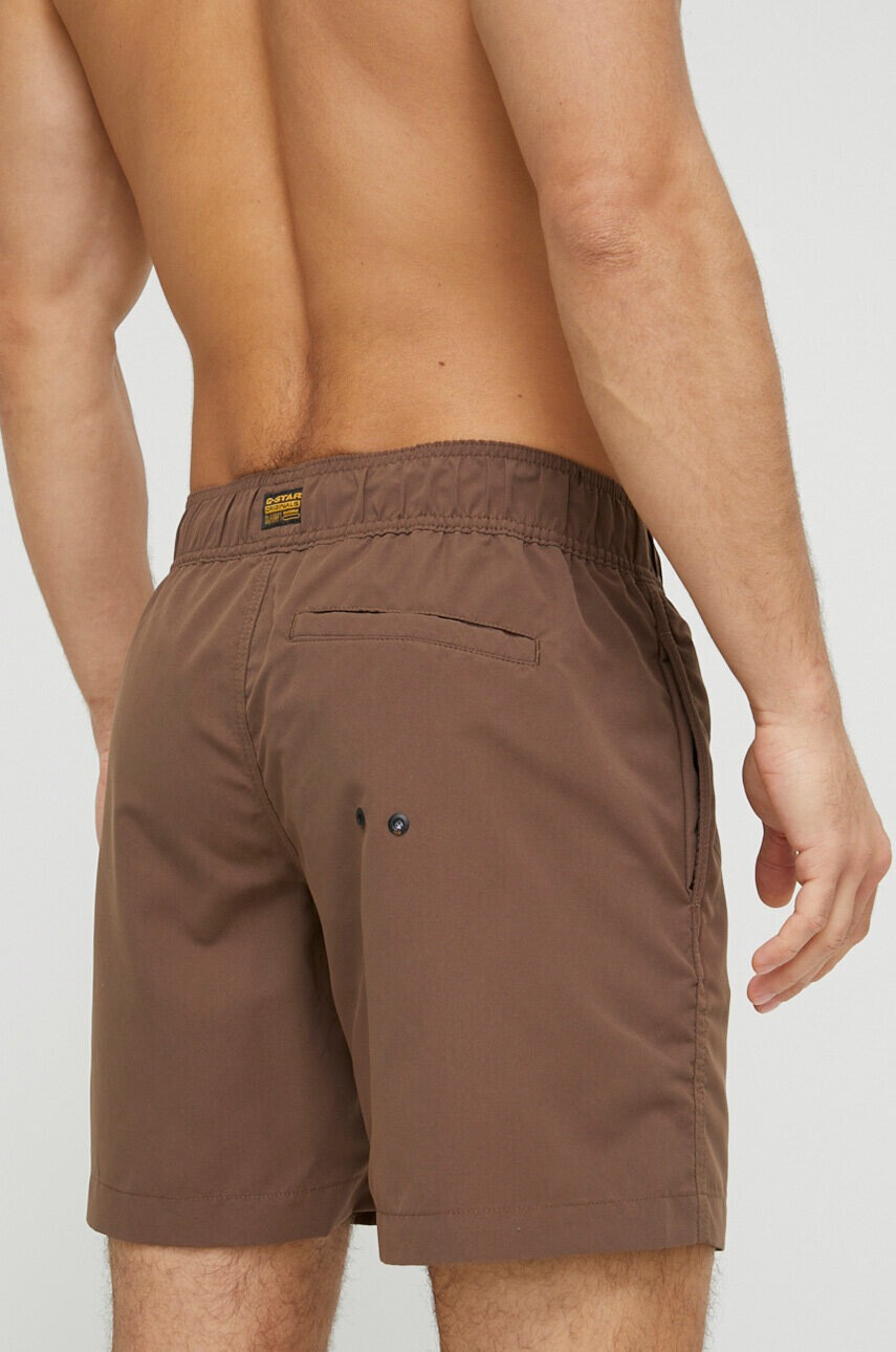 G-Star Raw Плувни шорти в кафяво - Pepit.bg