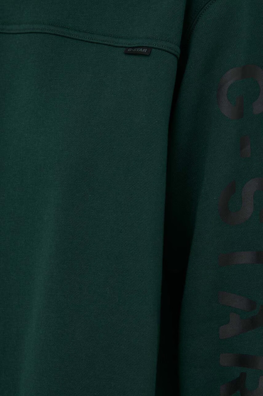 G-Star Raw Рокля в зелено къс модел с уголемена кройка - Pepit.bg