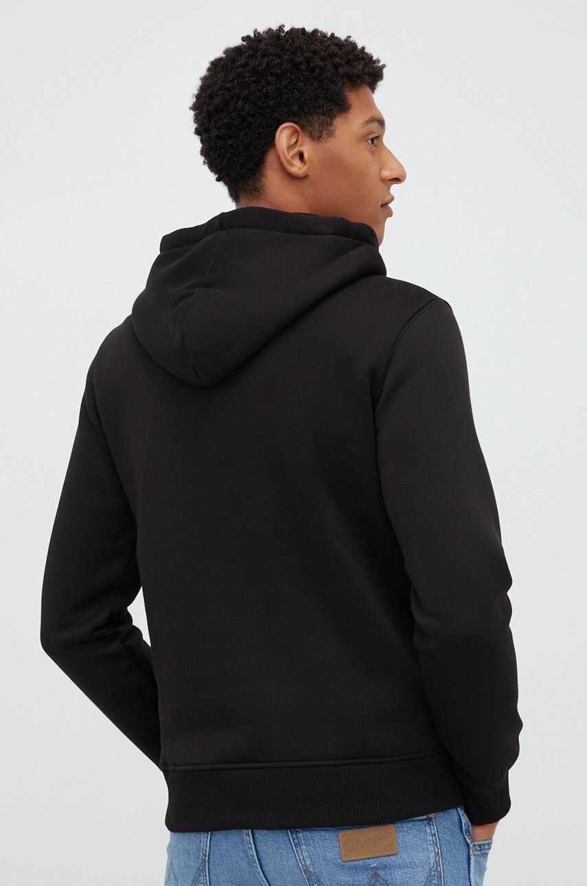 G-Star Raw Суичър в черно с изчистен дизайн - Pepit.bg