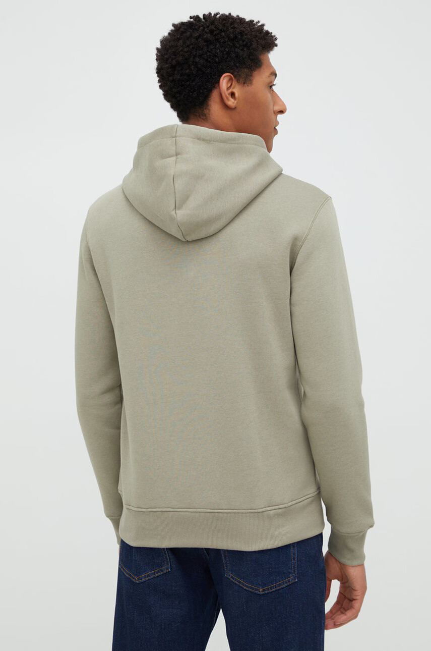G-Star Raw Суичър в зелено с изчистен дизайн - Pepit.bg