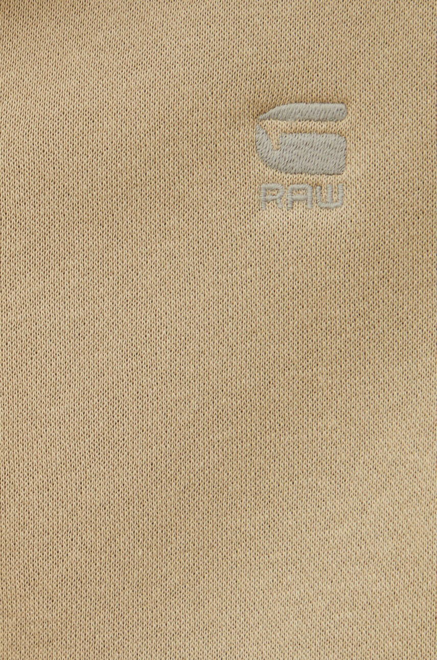 G-Star Raw Суичър в зелено с изчистен дизайн - Pepit.bg