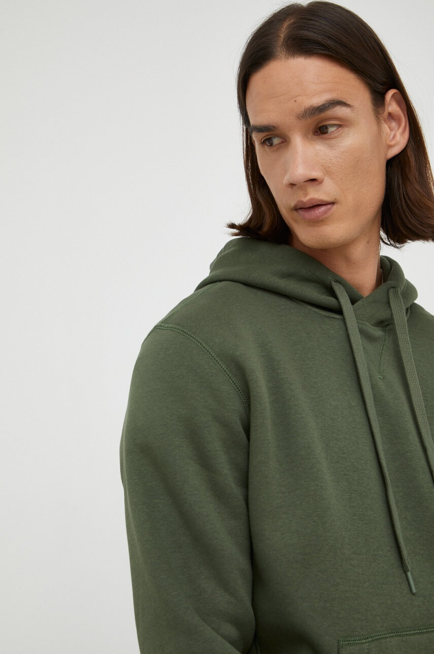 G-Star Raw Суичър в зелено с изчистен дизайн - Pepit.bg