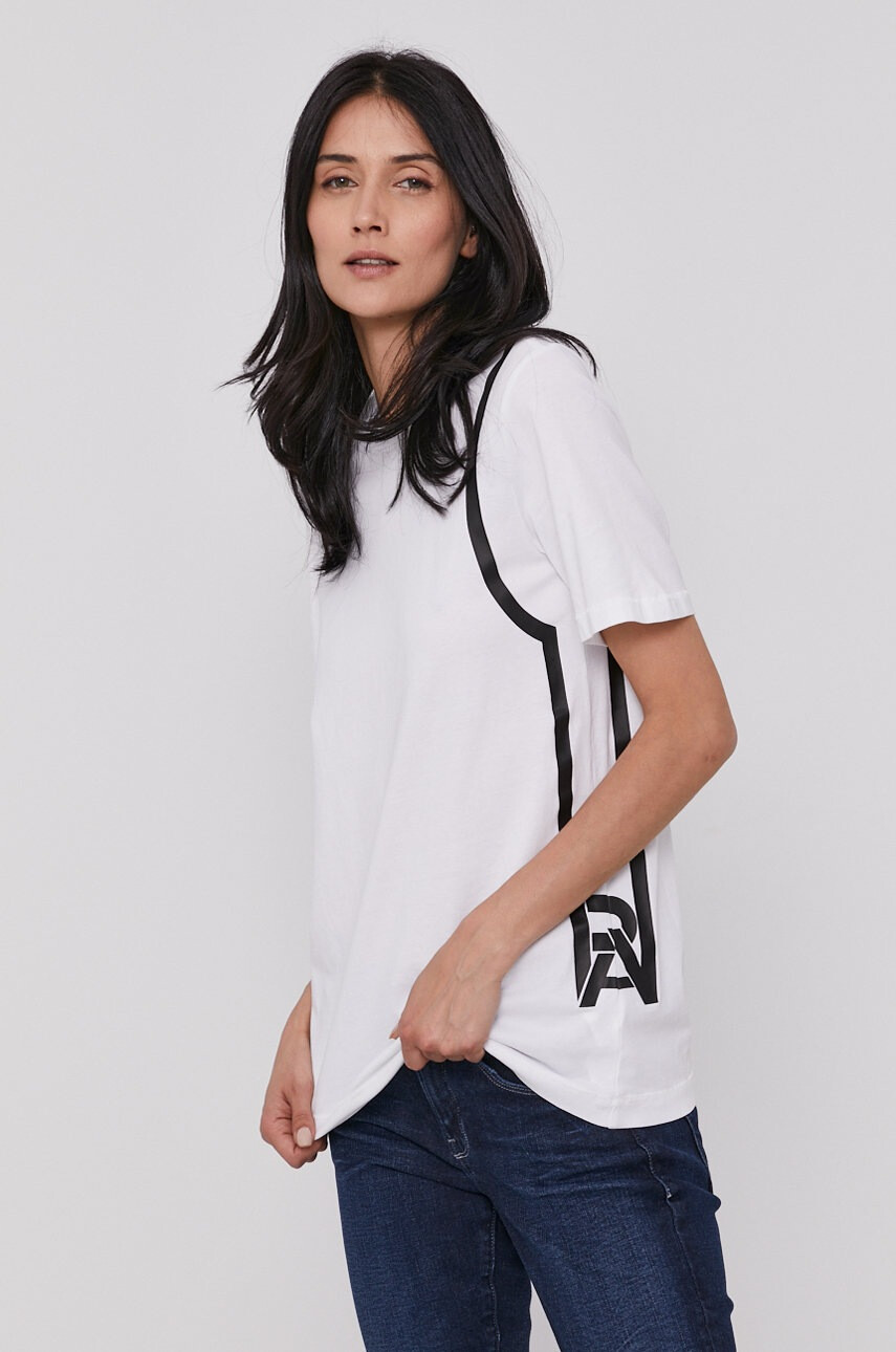 G-Star Raw Тениска дамска в бяло - Pepit.bg