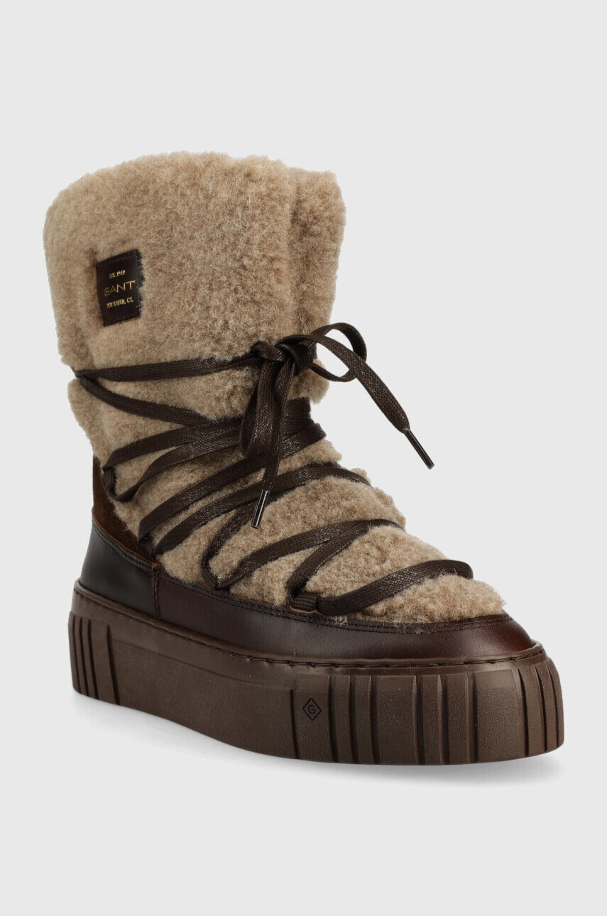 Gant Апрески Snowmont в кафяво - Pepit.bg