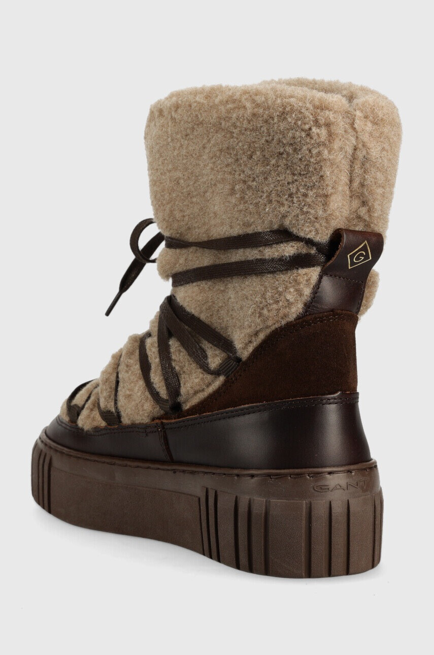 Gant Апрески Snowmont в кафяво - Pepit.bg