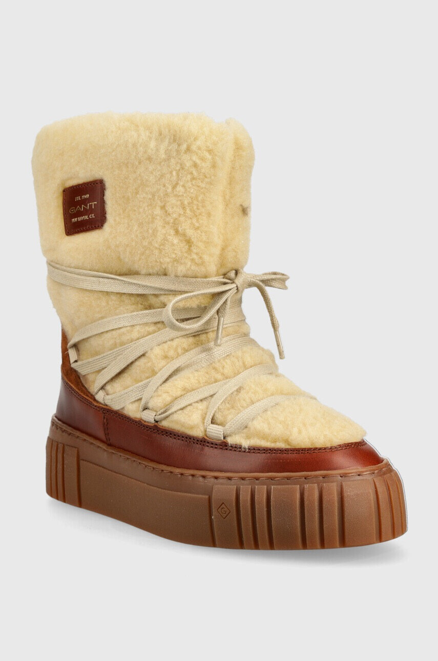 Gant Апрески Snowmont в кафяво - Pepit.bg