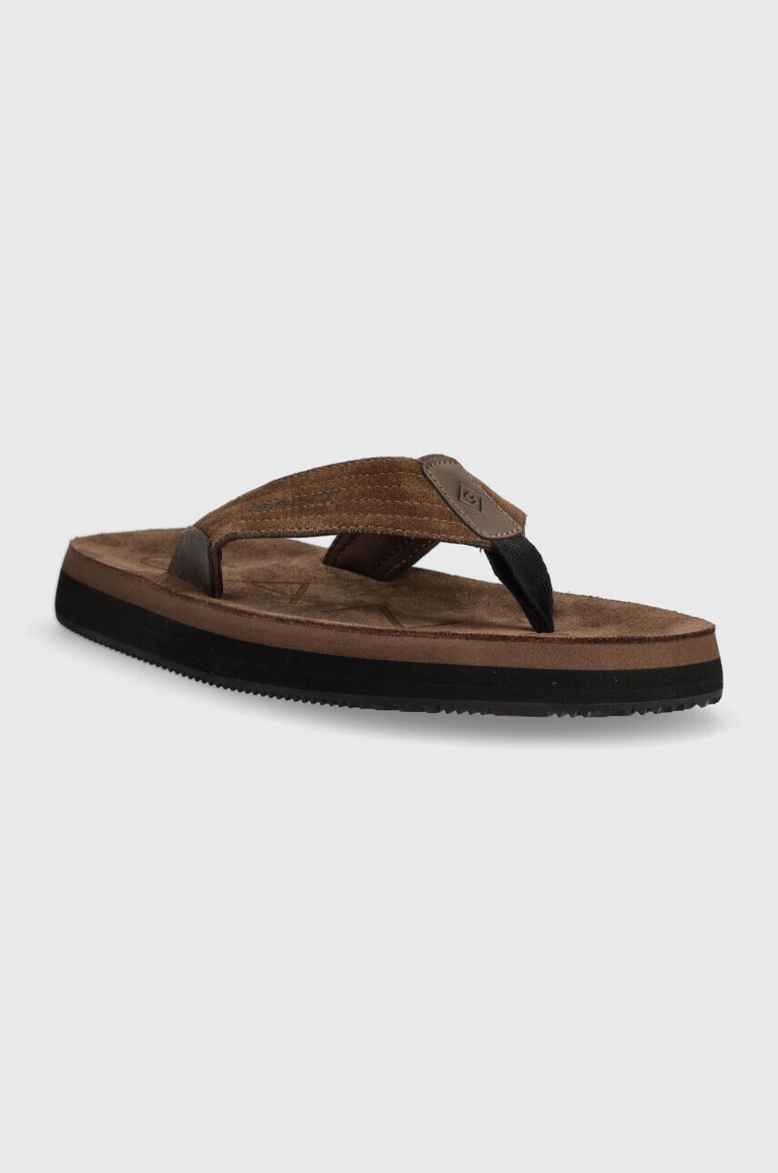 Gant Джапанки Poolbro в кафяво - Pepit.bg