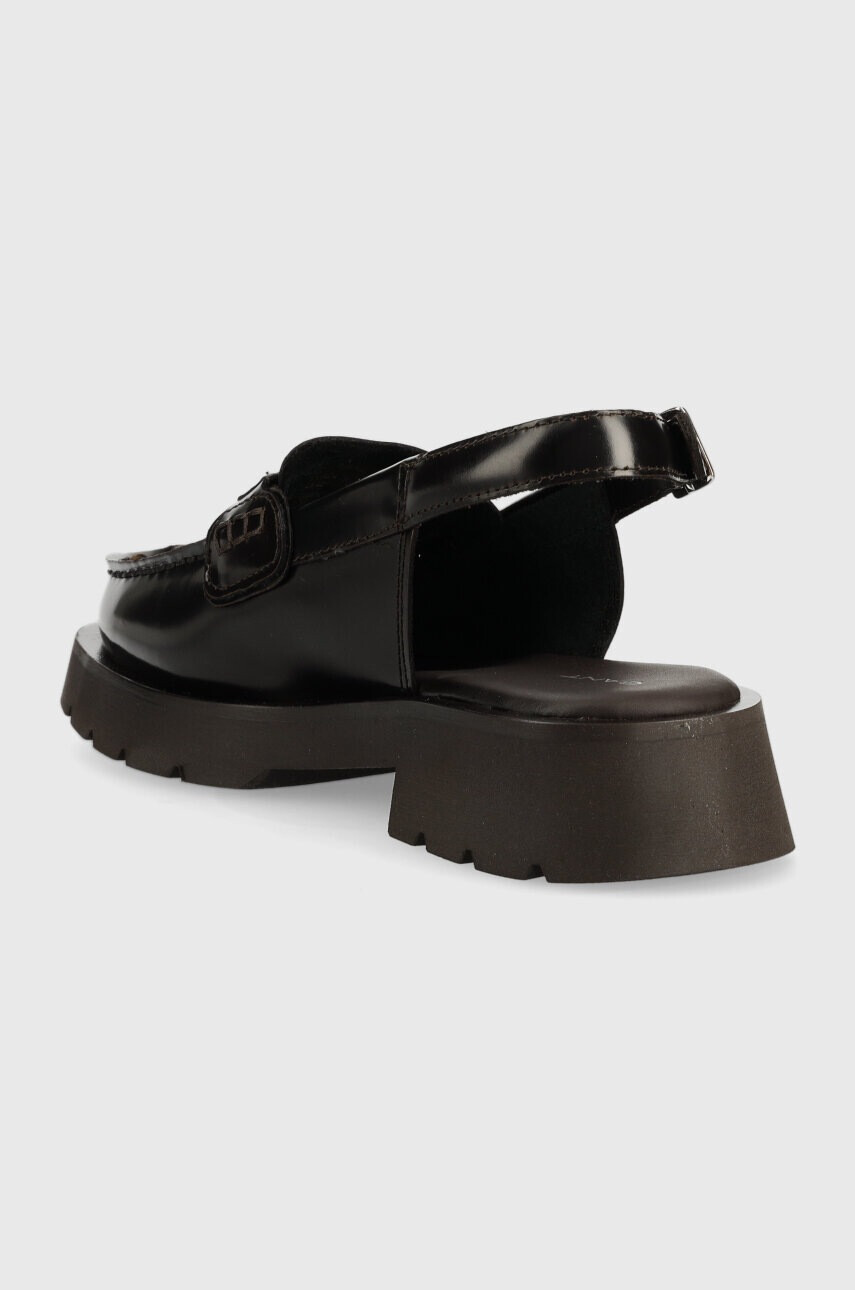 Gant Кожени мокасини Bercelly в кафяво с платформа 26571806.G46 - Pepit.bg
