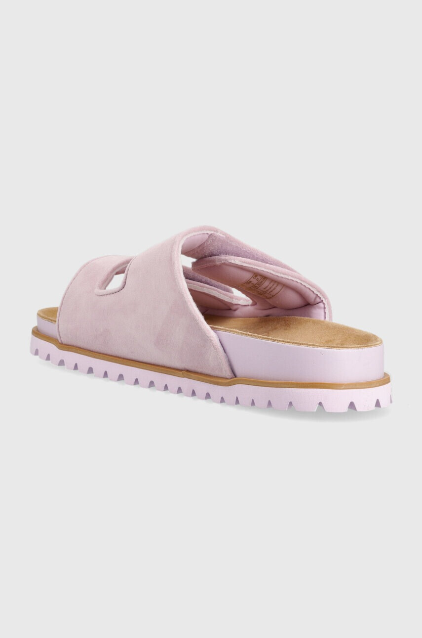 Gant Велурени чехли Mardale в лилаво с платформа 26563891.G595 - Pepit.bg