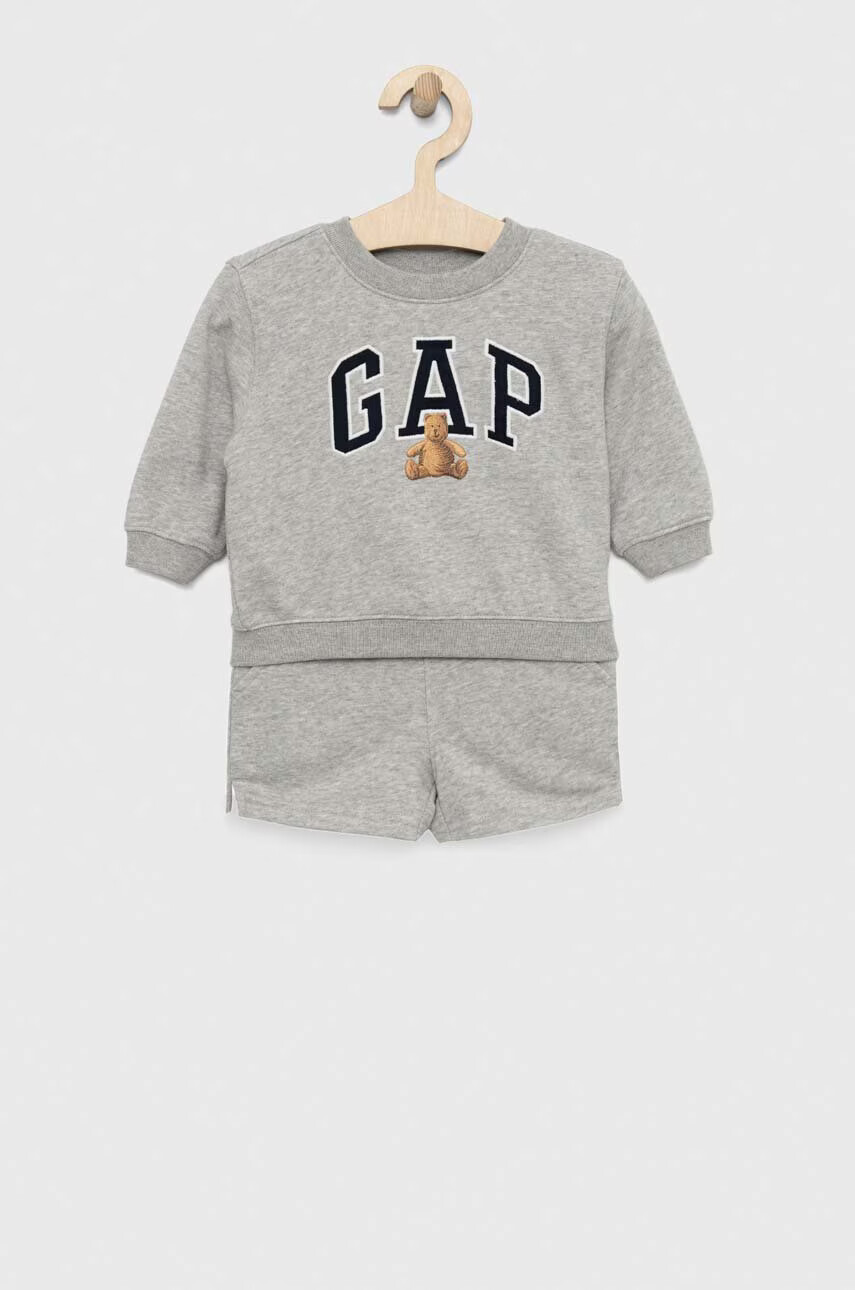 Gap Бебешки анцуг в сиво - Pepit.bg