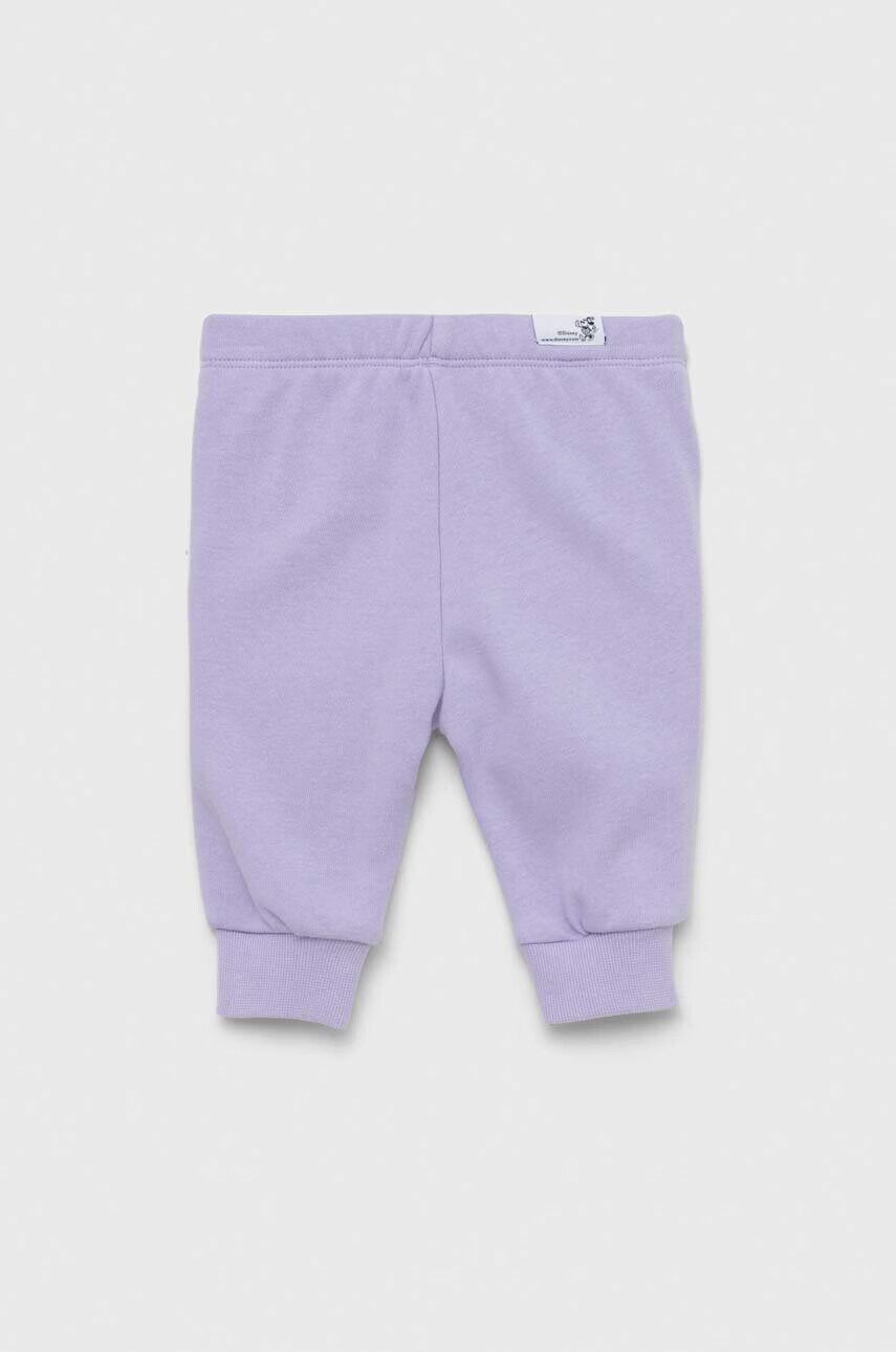 Gap Бебешки спортен панталон x Disney в лилаво с принт - Pepit.bg