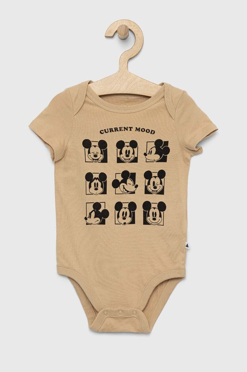 Gap Бебешко боди от памук x Disney - Pepit.bg