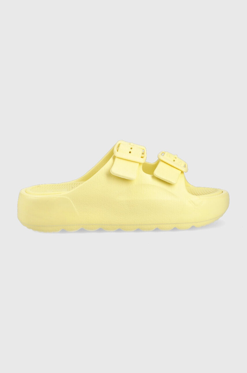 Gap Чехли VIRGINIA в жълто с платформа GAO001F2S - Pepit.bg