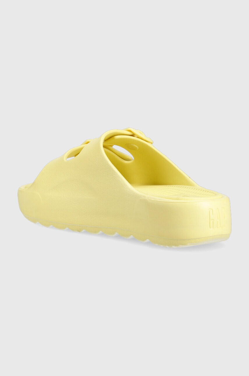 Gap Чехли VIRGINIA в жълто с платформа GAO001F2S - Pepit.bg
