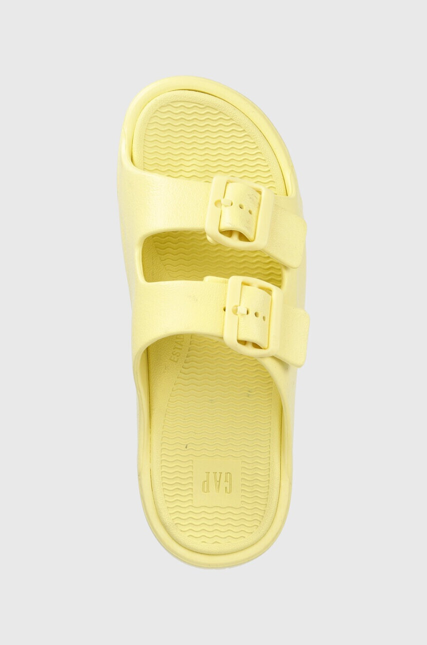Gap Чехли VIRGINIA в жълто с платформа GAO001F2S - Pepit.bg
