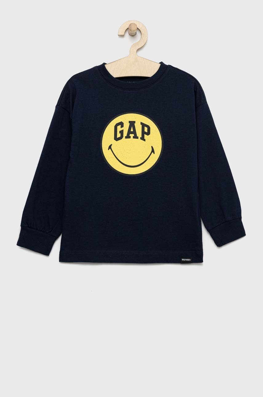 Gap Детска блуза с дълги ръкави x smiley world - Pepit.bg