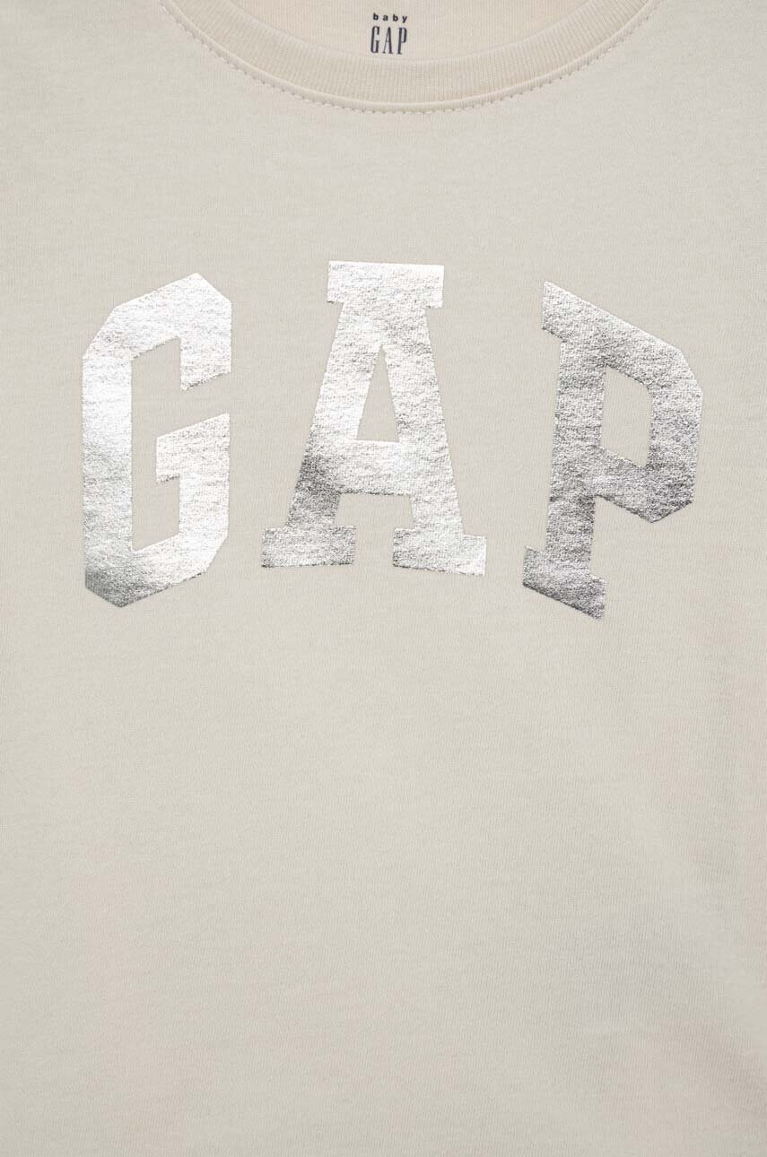 Gap Детска памучна тениска в розово - Pepit.bg