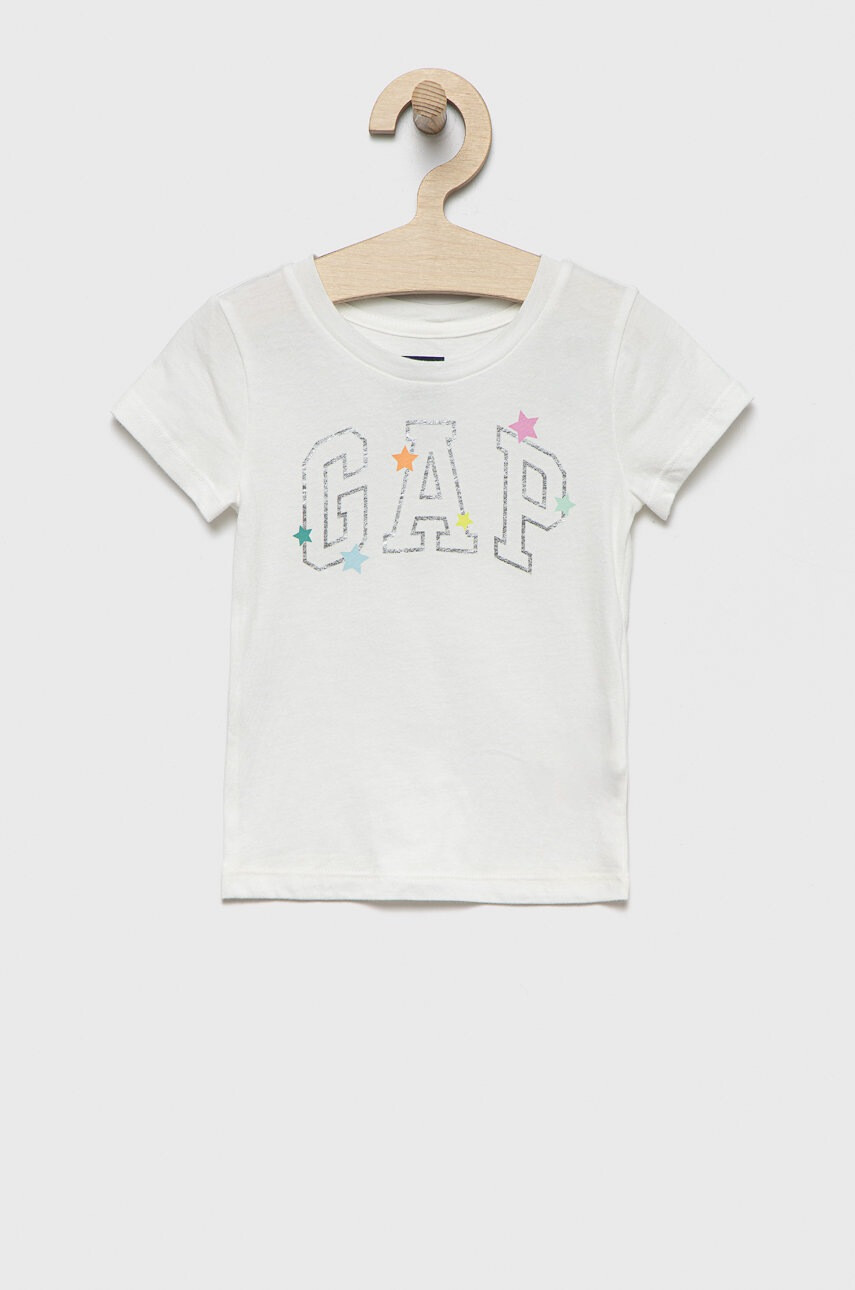 Gap Детска памучна тениска (2-pack) с принт - Pepit.bg