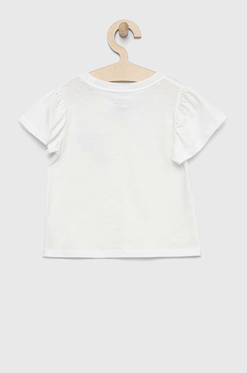 Gap Детска памучна тениска x Disney в бяло - Pepit.bg