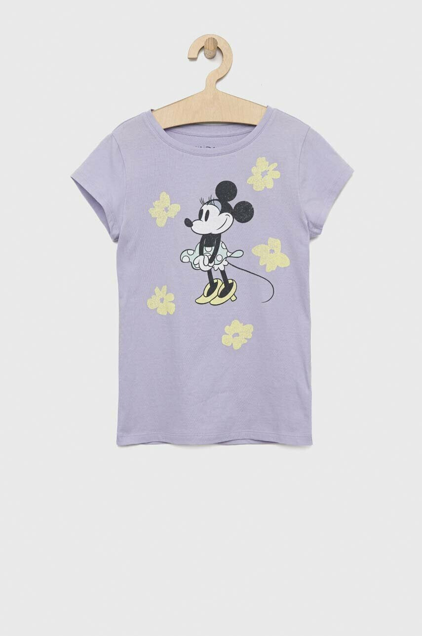 Gap Детска памучна тениска x Disney (2 броя) - Pepit.bg