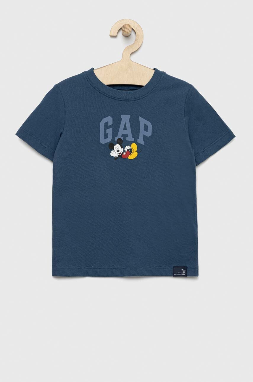 Gap Детска памучна тениска X Disney с принт - Pepit.bg