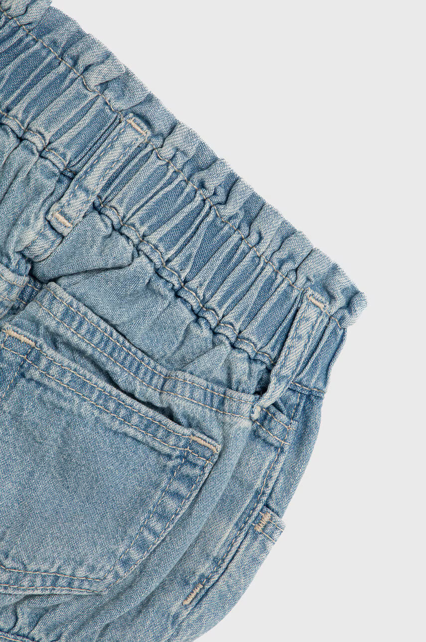 Gap Детски дънков къс панталон с регулируема талия - Pepit.bg