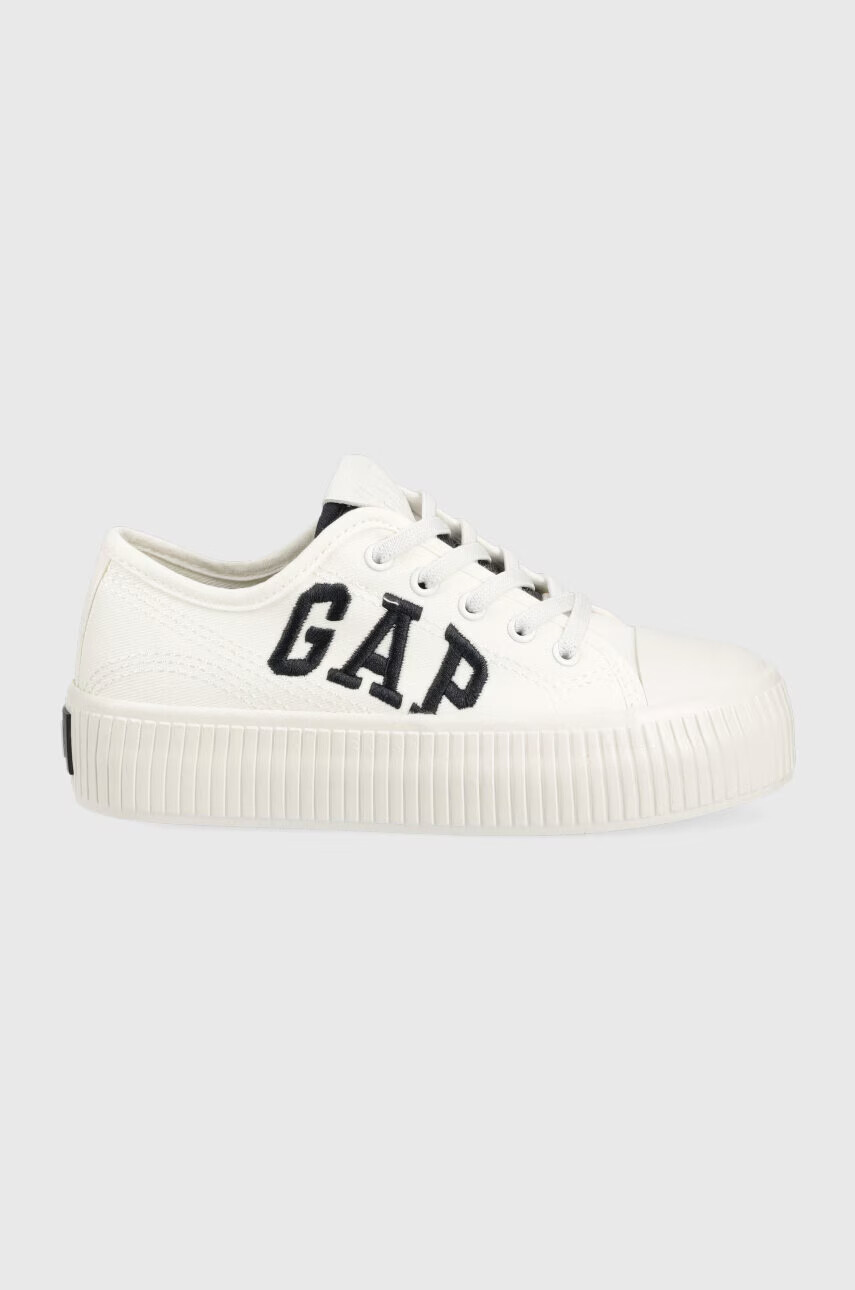Gap Детски ниски кецове в бяло - Pepit.bg